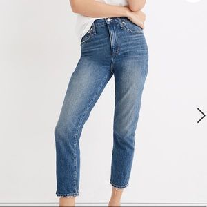 Madewell High Rise Slim Boy Jean